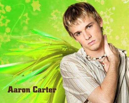 Обои на рабочий стол Певец Аарон Картер / Aaron Carter
