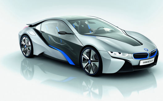 Обои на рабочий стол Концепткар BMW i8 Concept