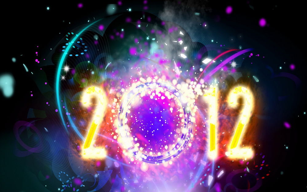 Обои для рабочего стола Новый 2012 год