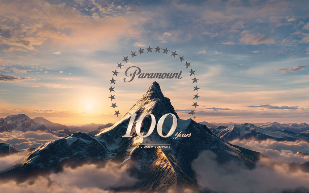 Обои для рабочего стола Известная заставка компании Paramount Pictures (100 years, a Viacom company)