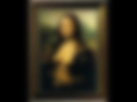 Обои для рабочего стола На картине изображена Мона Лиза (Джоконда) Леонардо Да Винчи в раздетом виде