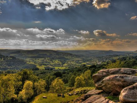 Обои на рабочий стол Долина Надежды, Англия / Valley of Hope, England