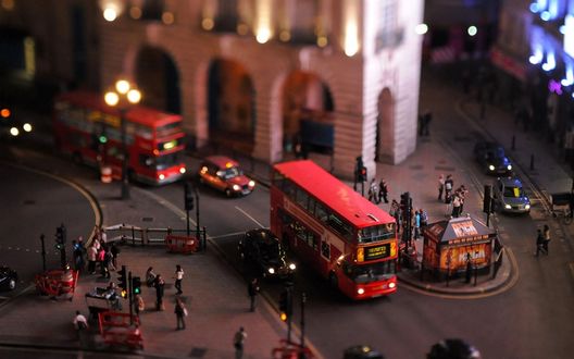 Обои на рабочий стол Игрушечный Лондон / London, Англия