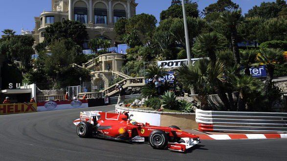 Обои на рабочий стол Формула 1(Ф1) в Монако(2010) / Formula(F1) in Monaco(2010)