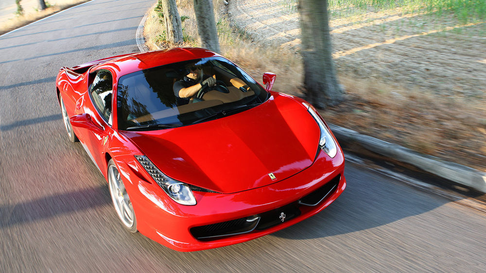 Обои для рабочего стола Ferrari 458 / Феррари 458 на испытаниях