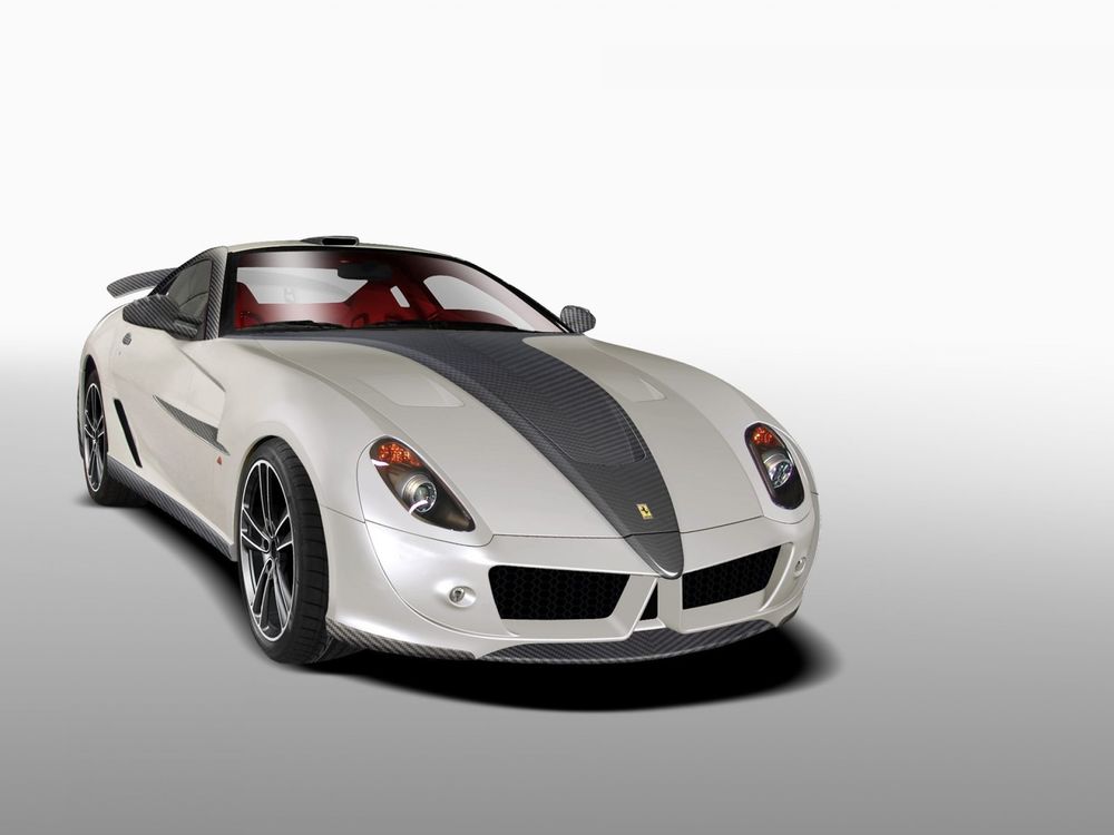 Обои для рабочего стола Mansory Stallone Ferrari 599 GTB Fiorano / Феррари