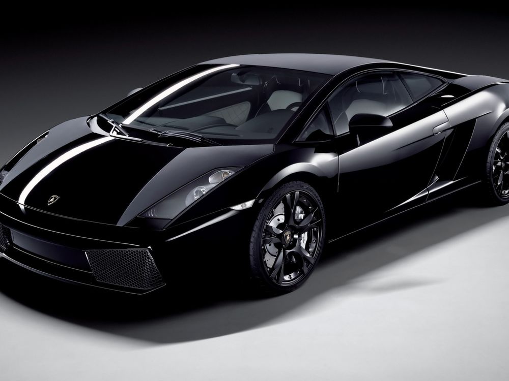 Обои для рабочего стола Lamborghin Gallardo Nera / Ламборджини