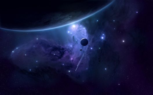 Обои на рабочий стол В глубинах космоса