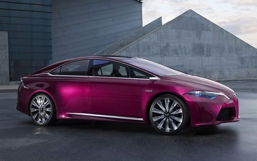 Обои на рабочий стол Детройт-2012. Концепт Toyota NS4 — гибрид, но не Приус