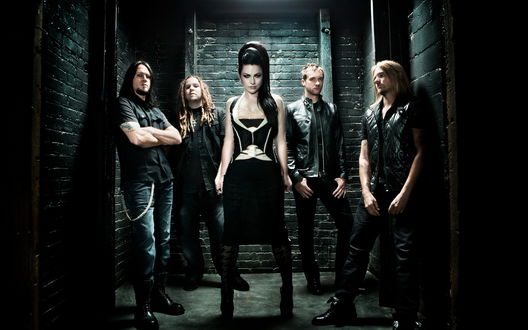 Обои на рабочий стол Рок-группа 'Evanescence'