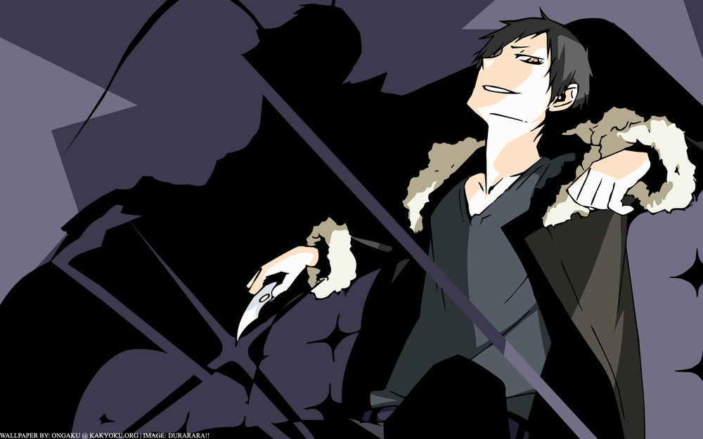 Обои для рабочего стола Орихара Изая из аниме Durarara