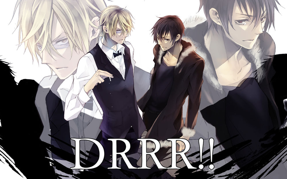 Обои для рабочего стола Шизуо и Изая из аниме Durarara (DRRR!!)