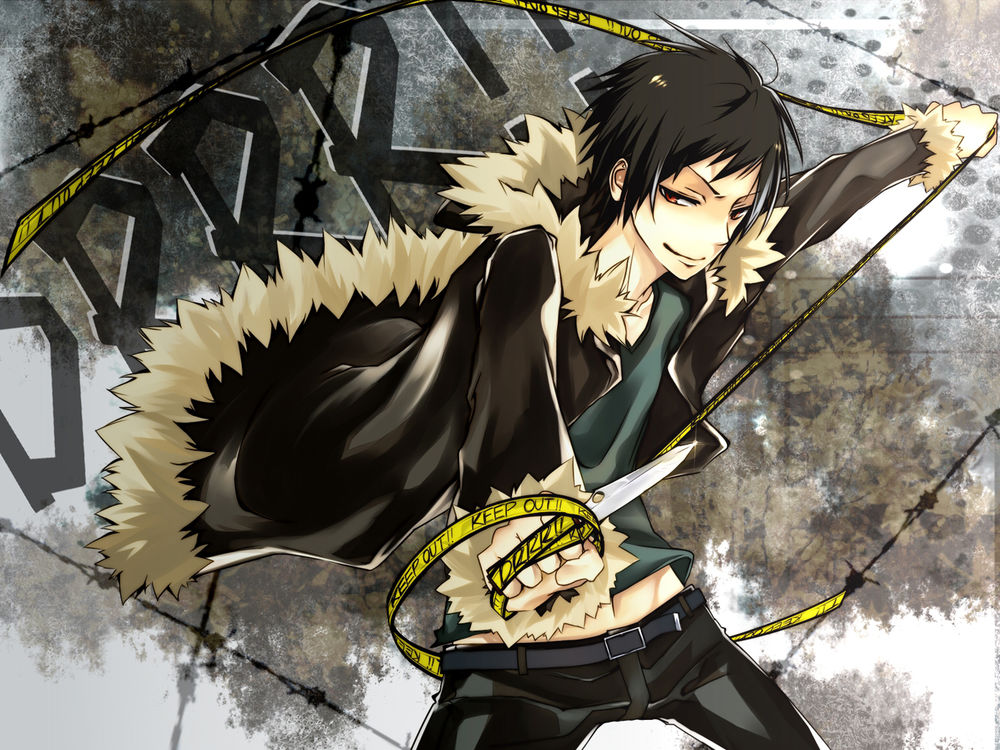 Обои для рабочего стола Изая Орихара из аниме Durarara (DRRR!! KEEP OUT!!)