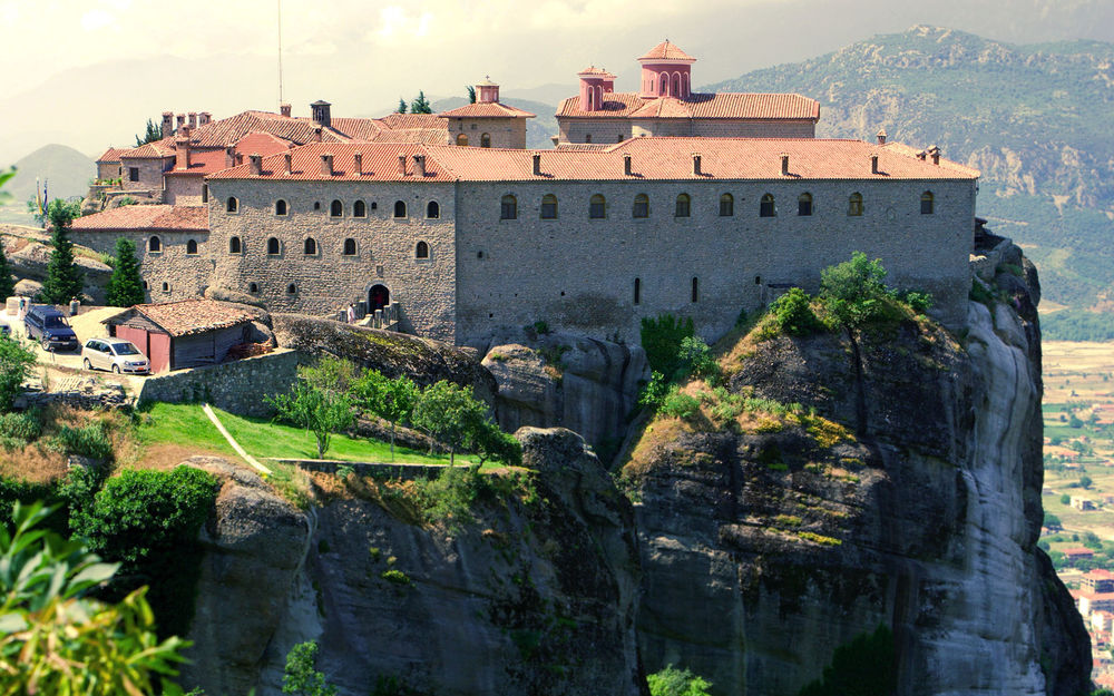 Обои для рабочего стола Монастыри Метеоры (Фессалия, Греция) / Meteora (Thessalia, Greece)