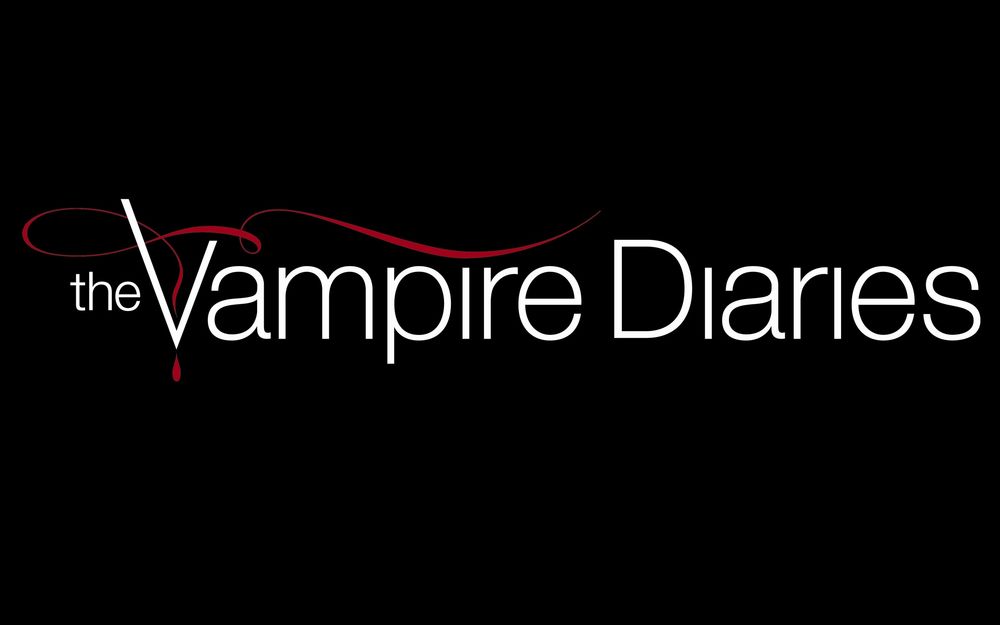 Обои для рабочего стола Надпись * The vampire diaries / Дневники вампира*