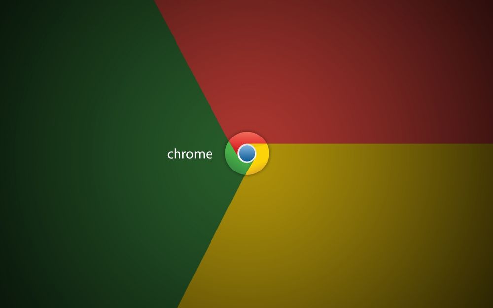 Обои для рабочего стола Логотип браузера гугл хром / Google chrome