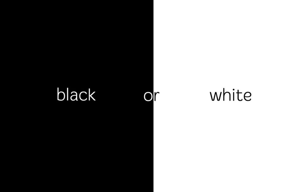 Обои для рабочего стола Фон черны и белый (black or white)