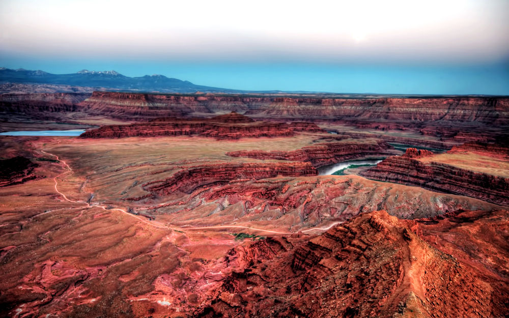 Обои для рабочего стола Государственный парк Дед Хорс Пойнт / Dead Horse Point State Park, штат Юта / Utah, США