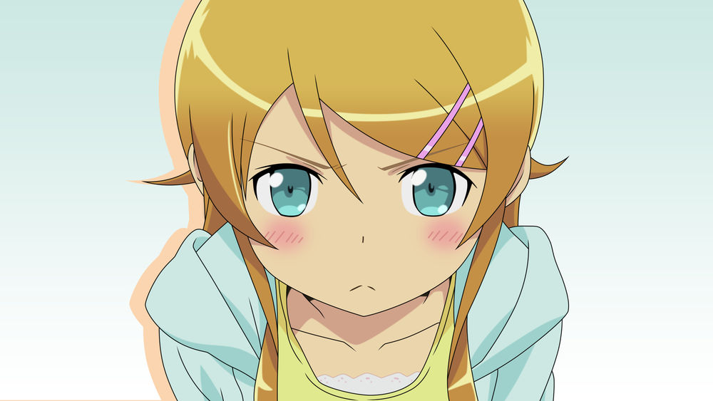 Обои на рабочий стол Кирино из аниме OreImo, обои для рабочего стола,скачать обои, обои бесплатно