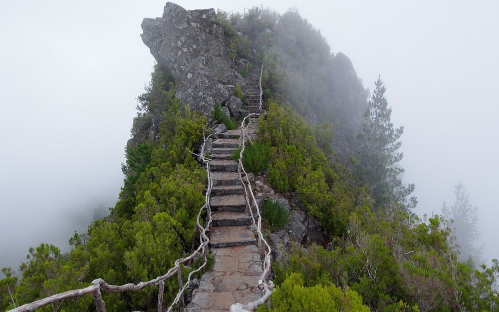 Обои для рабочего стола Мадейра, гора Pico das Pedras, 1302 м