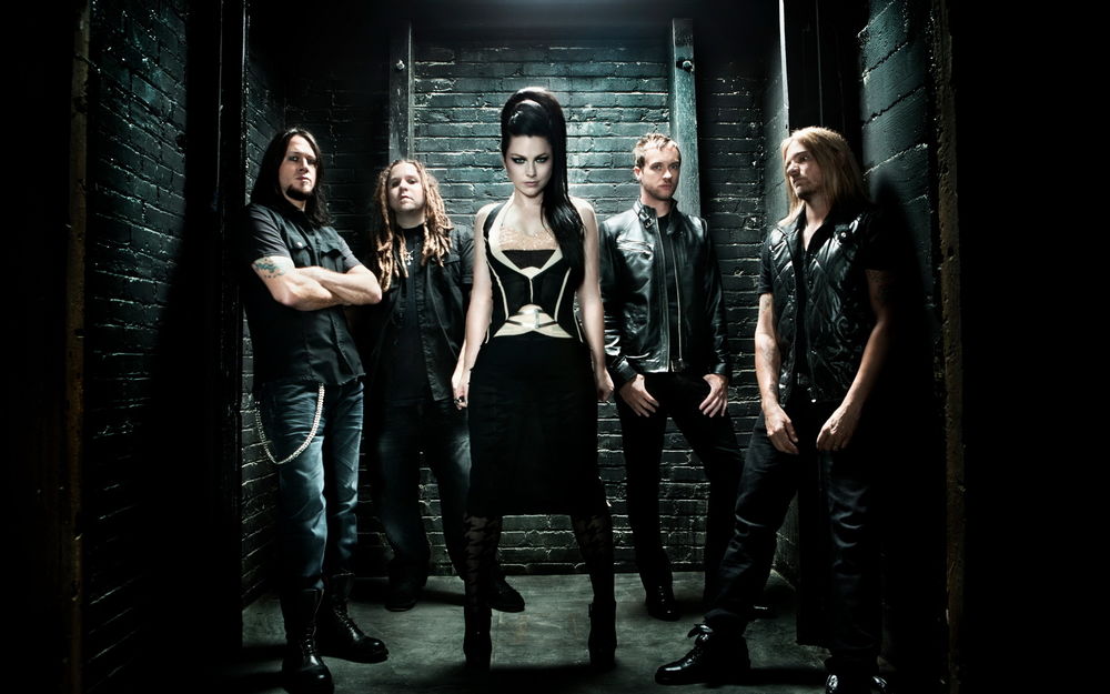 Обои для рабочего стола Рок-группа 'Evanescence'