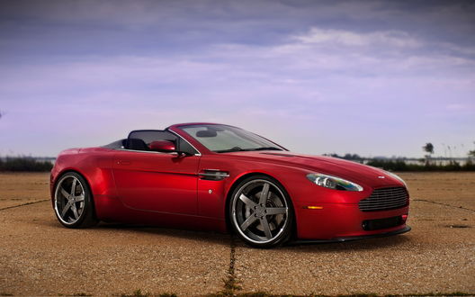 Обои на рабочий стол Красное авто Aston Martin D2FORGED / Астон Мартин
