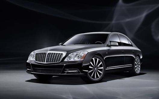 Обои на рабочий стол Maybach / Майбах Edition черного цвета