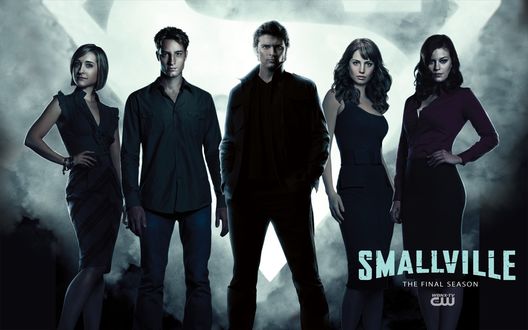 Обои на рабочий стол Фантастический фильм Smallville / Тайны Смолвиля с Томом Уэллингом / Tom Welling в главной роли (the final season)