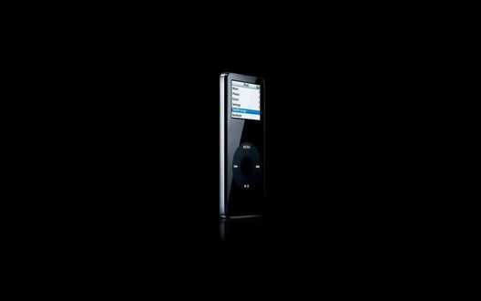 Обои на рабочий стол Черный Ай-Под /  iPOD