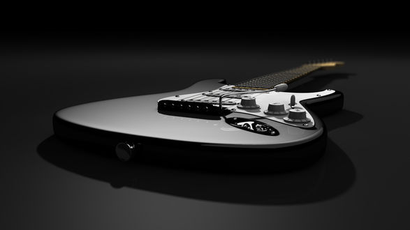 Обои на рабочий стол Электрогитара Fender Stratocaster
