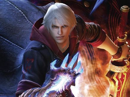 Обои на рабочий стол Неро из игры Devil may cry