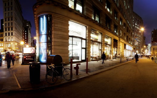 Обои на рабочий стол Мэдисон-Сквеар-Гарден / Madison Square ParkArea в Нью-Йорке / New York