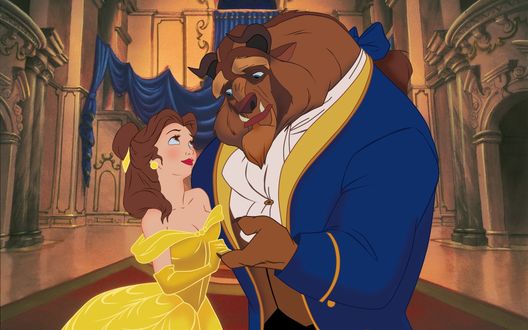 Обои на рабочий стол Отрывок из м/ф 'Красавица и Чудовище / Beauty and the Beast'