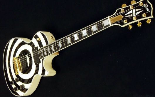 Обои на рабочий стол Гитара Зака Вайдла / Zakk Wylde (Gibson)
