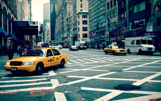 Обои на рабочий стол Улицы Нью-Йорка / New York City