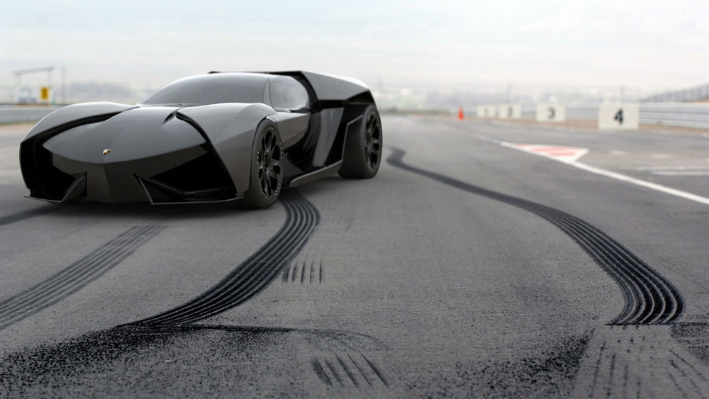Обои для рабочего стола Концепт concept Lamborghini Аnkonian