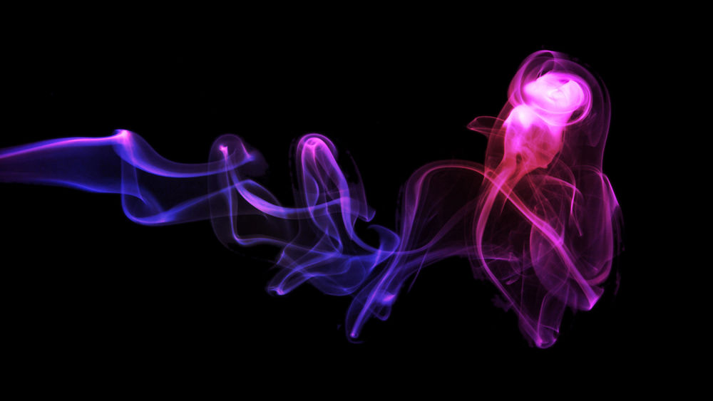 Обои для рабочего стола Smoke, цветной дым