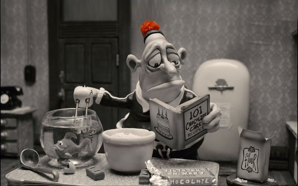 Oboi Na Rabochij Stol Zachitavshijsya Maks Geroj Plastilinovogo Animacionnogo Filma Meri I Maks Mary And Max Za Prigotovleniem Tortia 101 Chocolate Cake Recipes 101 Recept Prigotovleniya Shokoladnogo Torta Flour