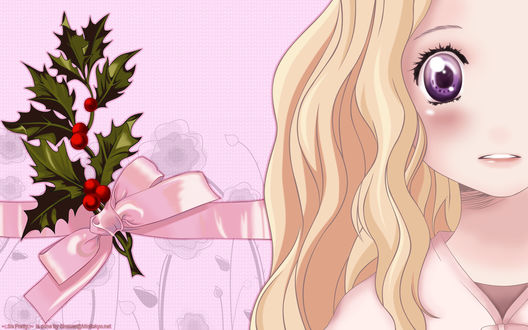 Обои на рабочий стол Хагуми Ханомото (Хагу) из аниме «Мёд и Клевер / Honey and Clover»