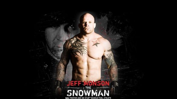 Обои на рабочий стол Бои без правил (Джеф Монсон, Снежный человек / Jeff Monson the snowman, mma fighter and six star muscle fuel athlete)