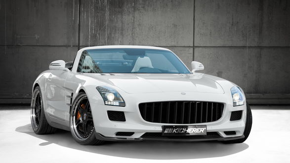 Обои на рабочий стол Спорткар Mercedes SLS AMG Roadster от Kicherer
