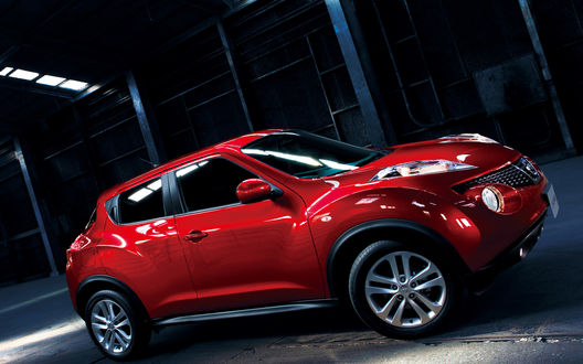 Обои на рабочий стол Красный Nissan Juke / Ниссан Жук