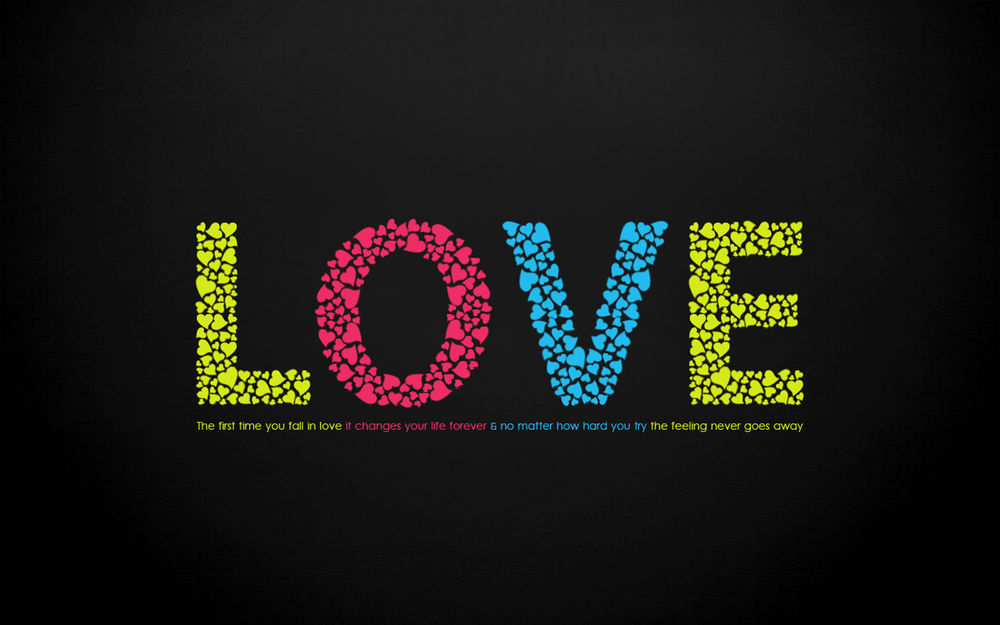 Обои для рабочего стола Любовь / LOVE