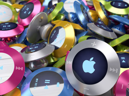 Обои на рабочий стол Концептуальный дизайн плеера Apple iPod Air / Эппл Айпод эйр