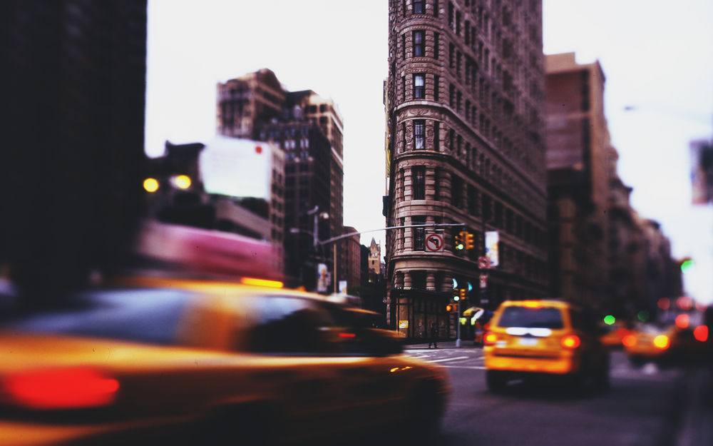 Обои для рабочего стола Будничный день в Нью-йорке / New York City