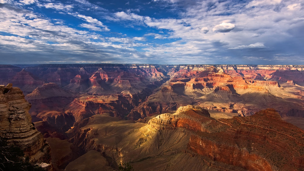 Обои для рабочего стола Гранд-Каньон в США штат Аризона / Grand Canyon in Arizona, USA