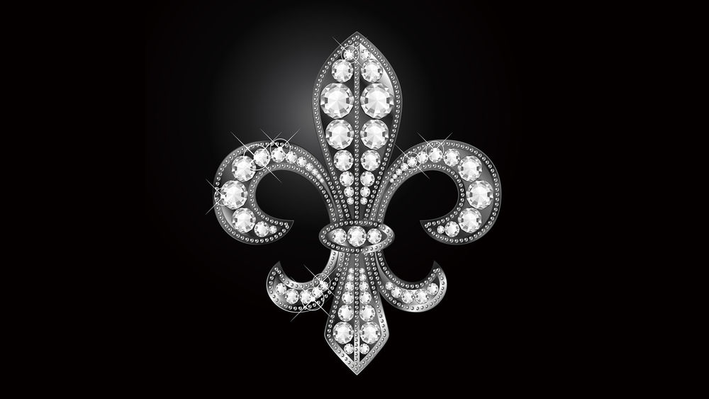 Обои для рабочего стола Геральдическая лилия / Fleur de lys