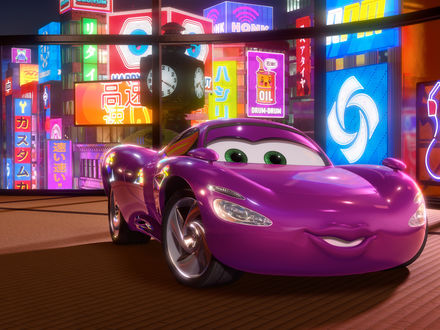 Обои на рабочий стол Холи ДеЛюкс из мультфильма Тачки 2 / Cars 2