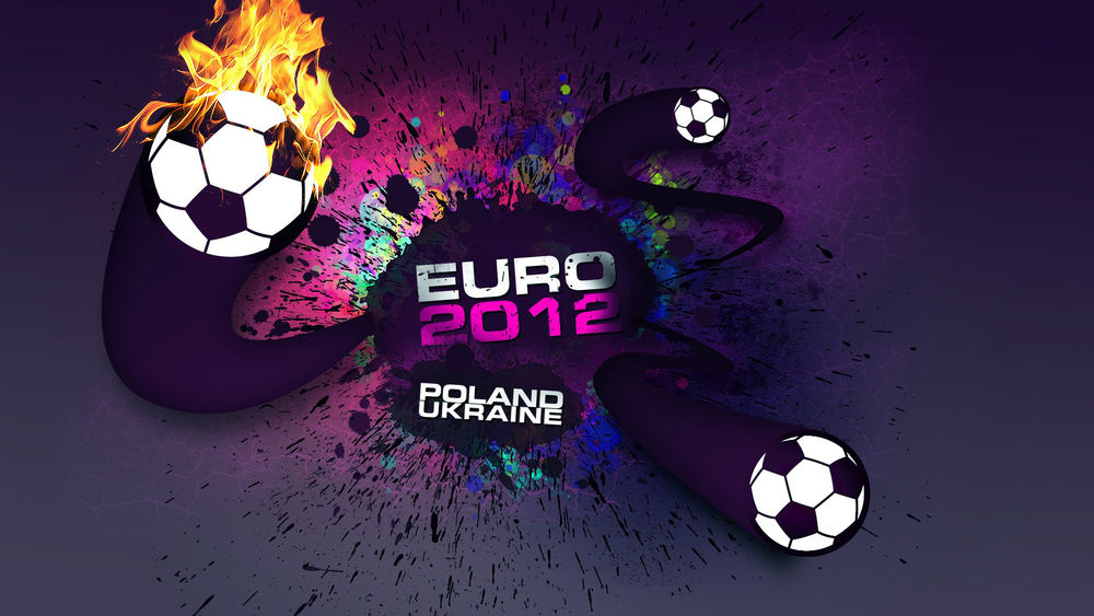 Обои для рабочего стола Реклама к ЕВРО 2012 / EURO 2012, Польша, Украина / Poland, Ukraine
