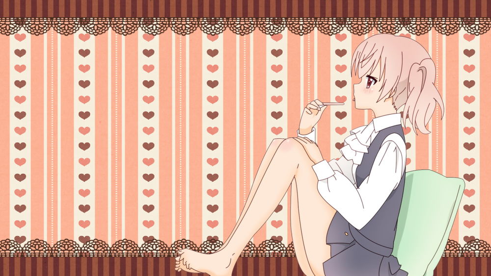 Обои для рабочего стола Roromiya Karuta / Карута Роромия из аниме Лисья Секретная Служба / Пёс, Я и Секретная Служба / Inu x Boku Secret Service